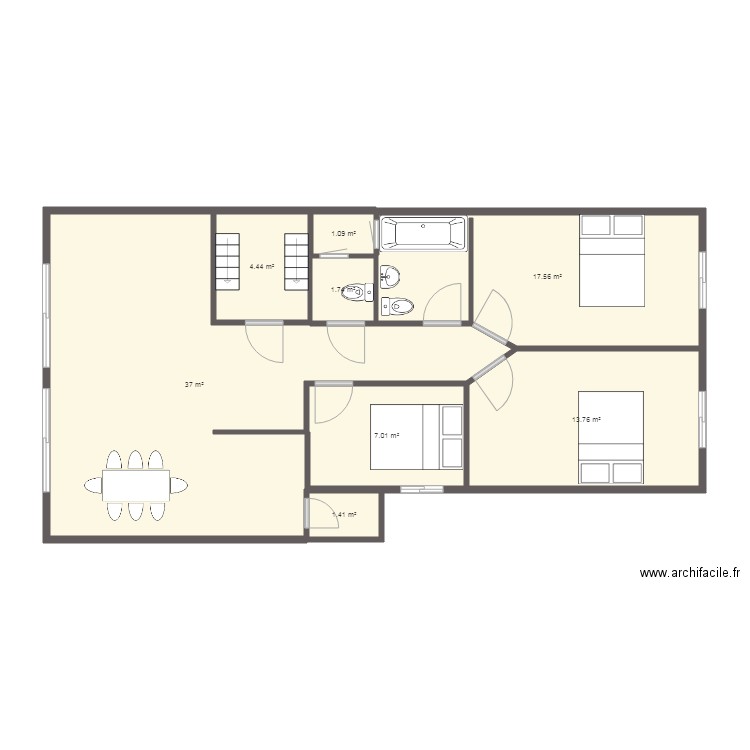 Appartement Berkendael. Plan de 0 pièce et 0 m2