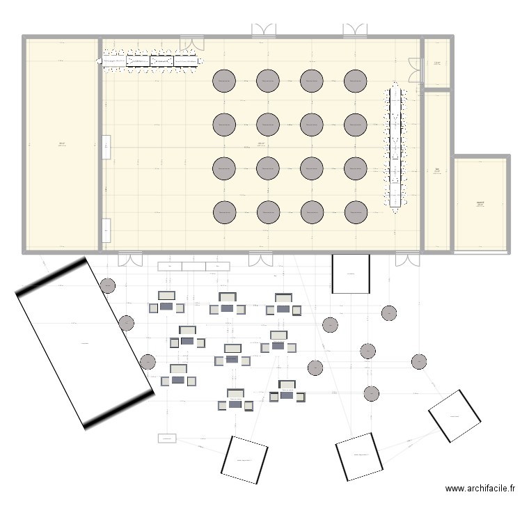 salle fetes horgues. Plan de 5 pièces et 532 m2