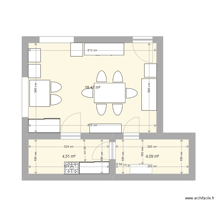 VIGNON original . Plan de 0 pièce et 0 m2