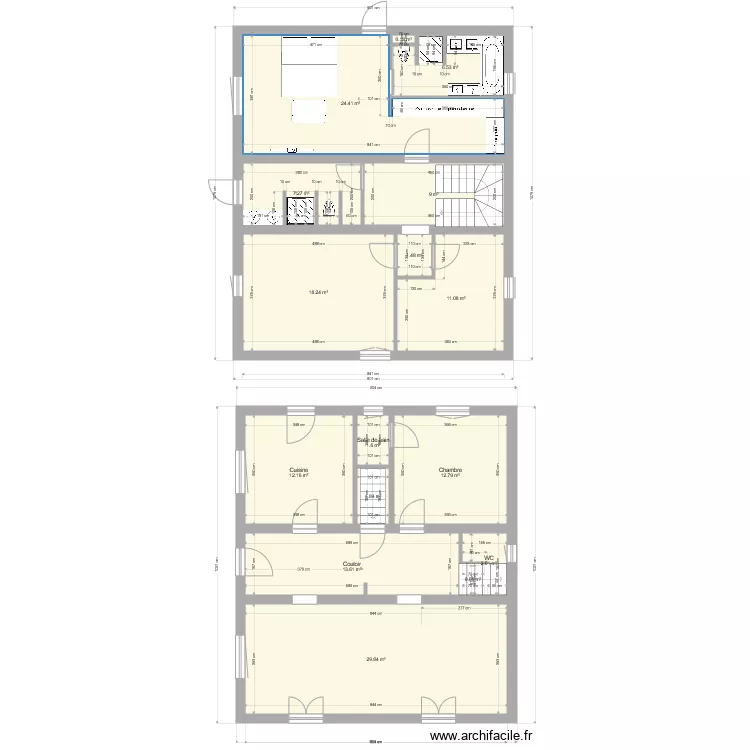 PLAN LAMEE RDC Etage FLORE. Plan de PLAN LAMEE RDC Etage FLORE. Plan de