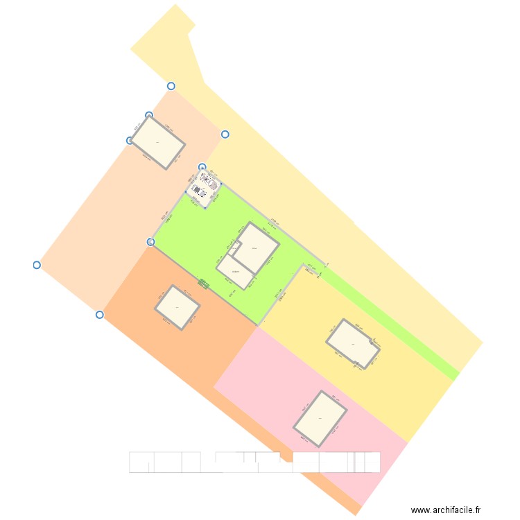 Terrasse. Plan de 15 pièces et 1017 m2