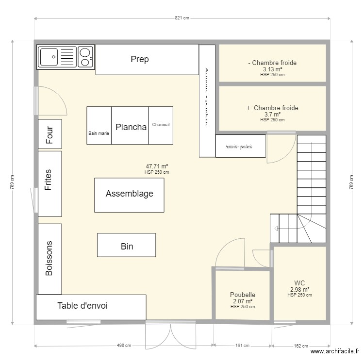 Bistrot Canaille. Plan de 0 pièce et 0 m2