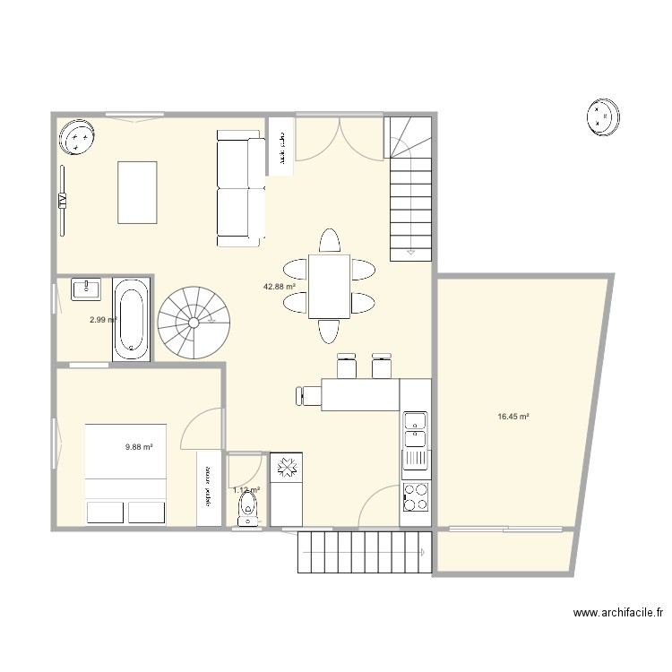 maison tassigny V2. Plan de 0 pièce et 0 m2