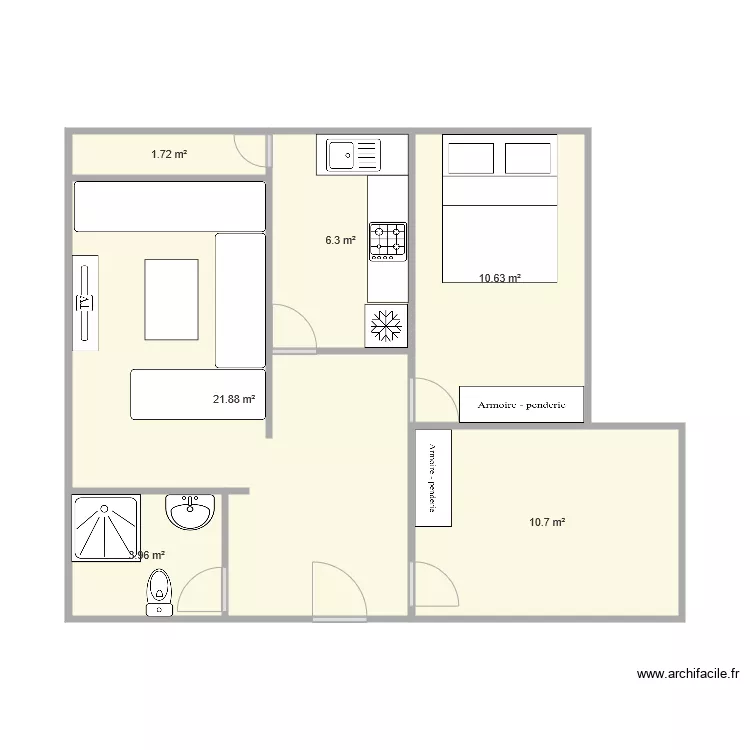 maison. Plan de maison. Plan de