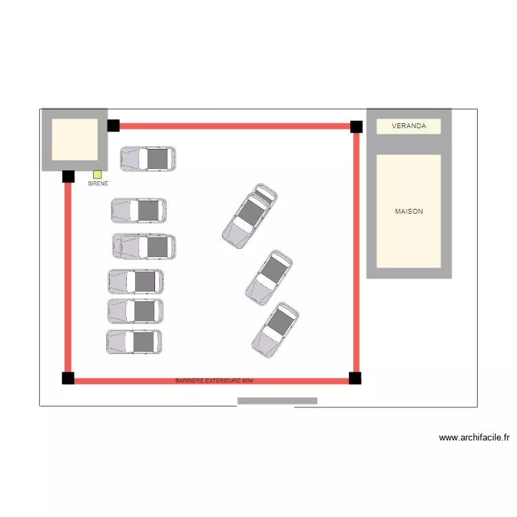 GOUPILE AUTOMOBILES ST GILES. Plan de 