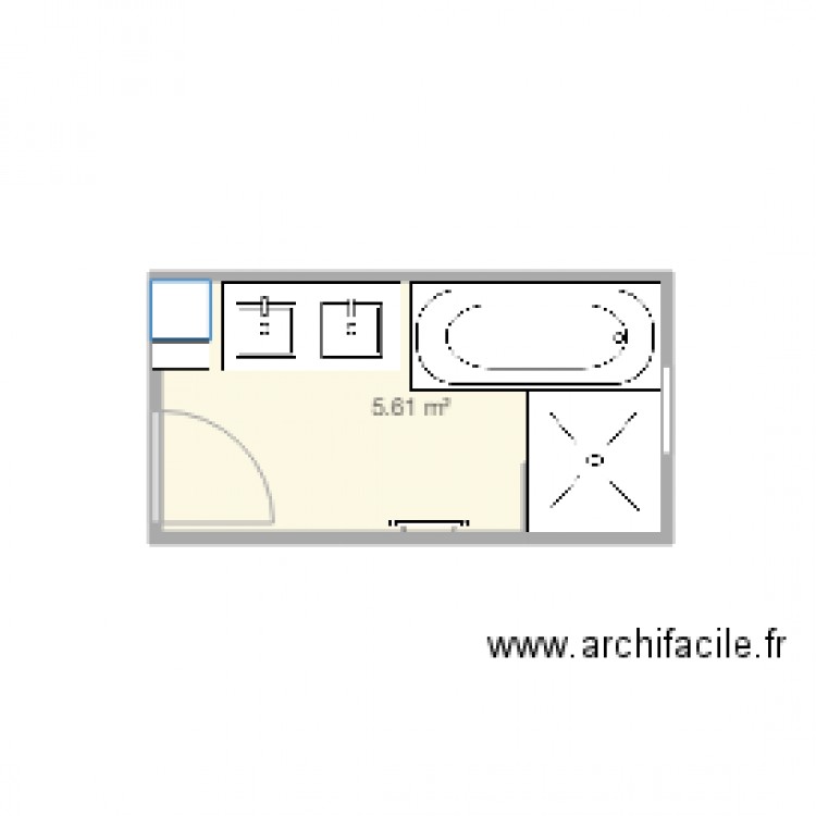 salle de bain. Plan de 0 pièce et 0 m2