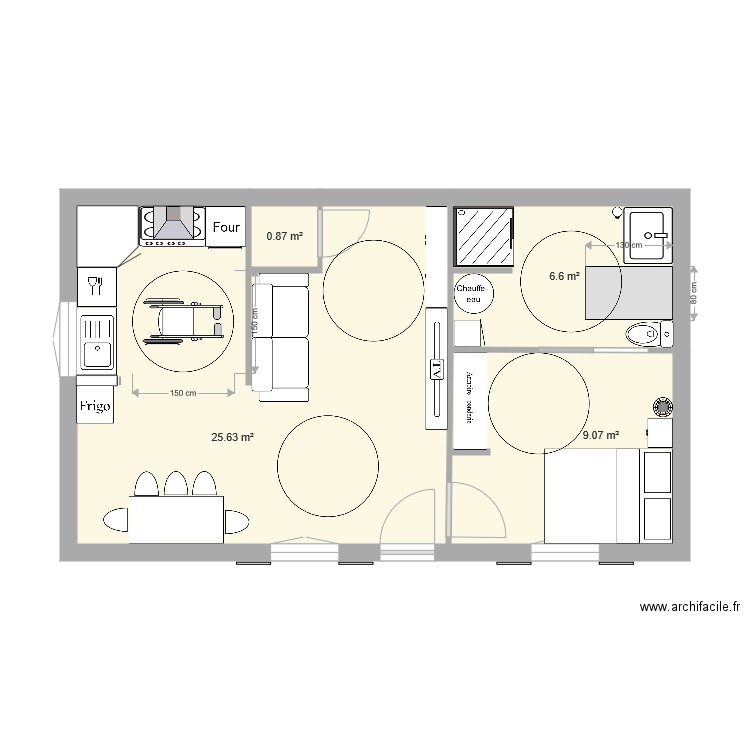 plan appartement handicapé