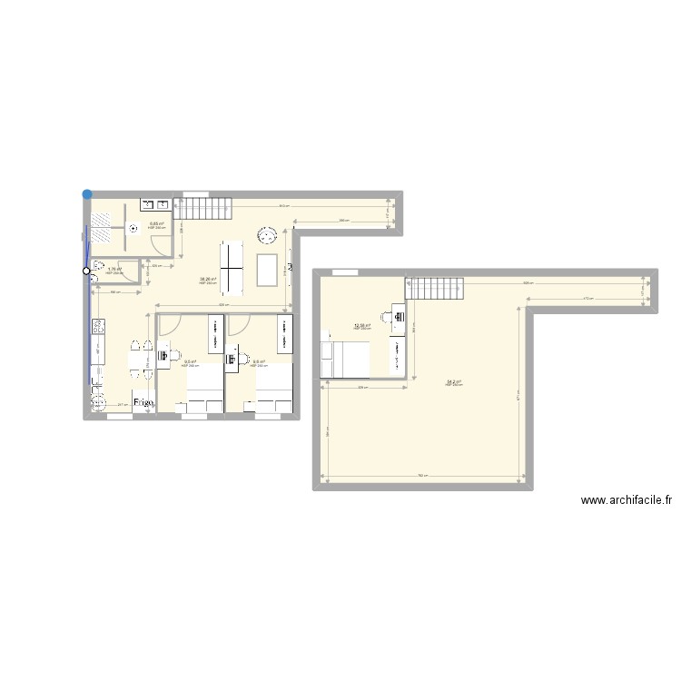 TETELLE 2 . Plan de 0 pièce et 0 m2