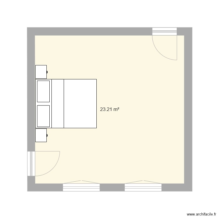 Chambre 3. Plan de 0 pièce et 0 m2