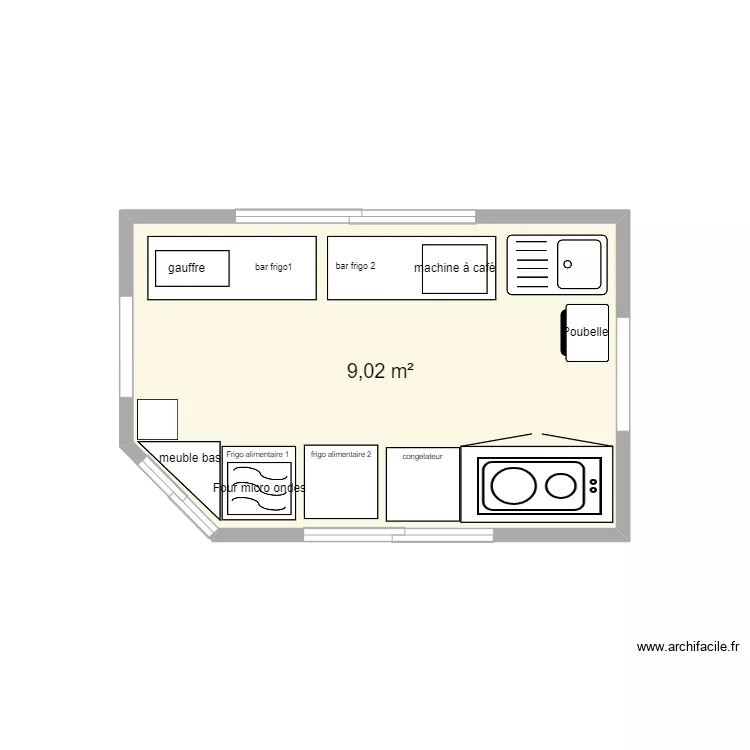 plan transformation bureau kiosk. Plan de 