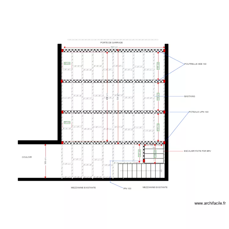 MEZZANINE CENTURY. Plan de 