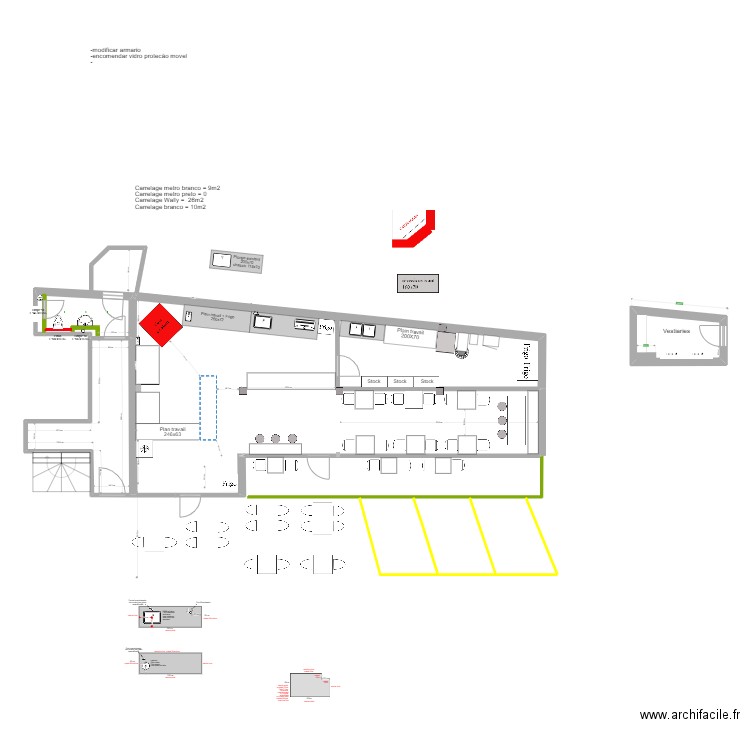 brunosCARAVAGGIO_test. Plan de 2 pièces et 16 m2