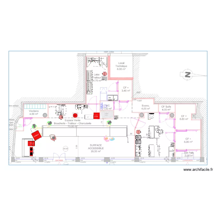 Lyon Boileau V3. Plan de 