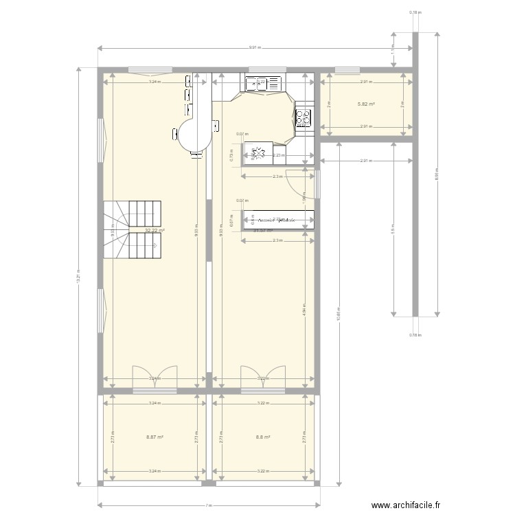 modele chambord. Plan de 0 pièce et 0 m2