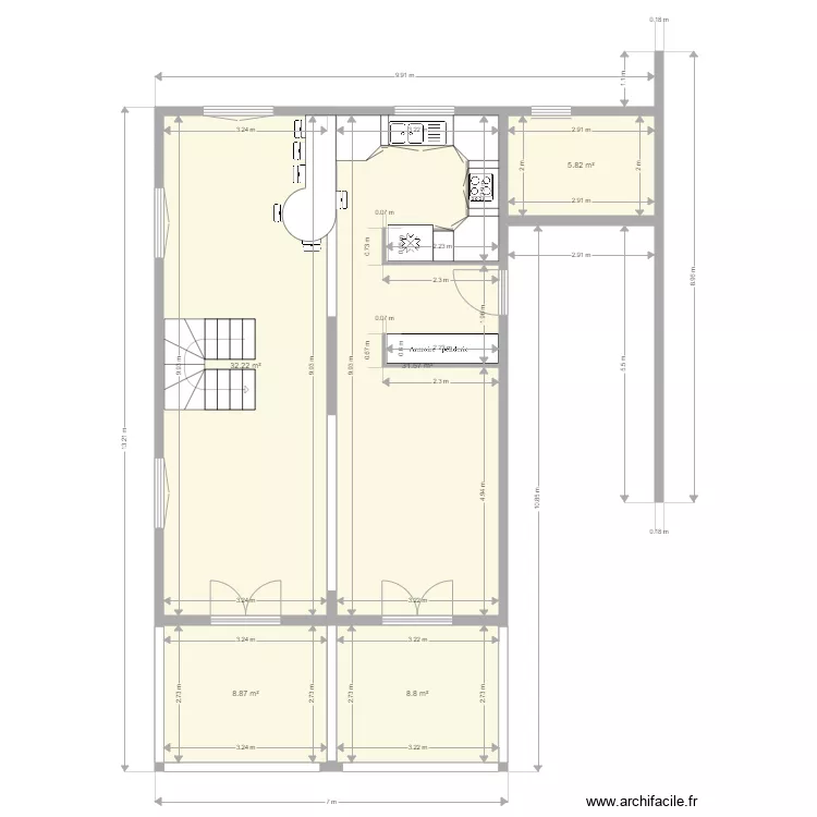 modele chambord. Plan de 
