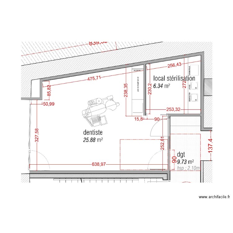 CONNEAU. Plan de 0 pièce et 0 m2