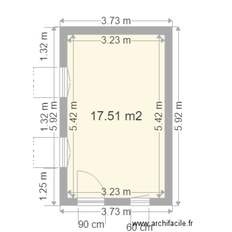 PROJET 2 M BRUNET G VACHER. Plan de 0 pièce et 0 m2