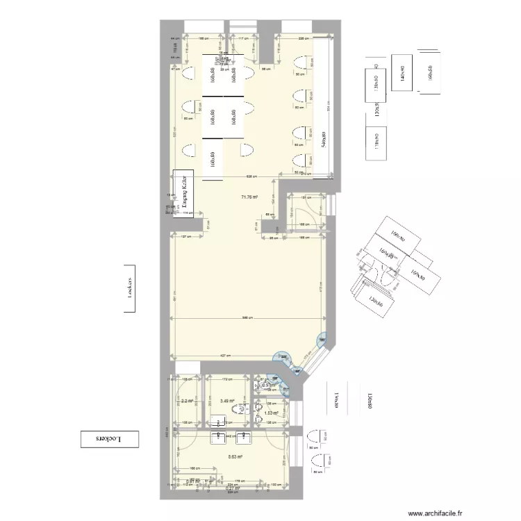 SCHIV6 Boutique. Plan de 