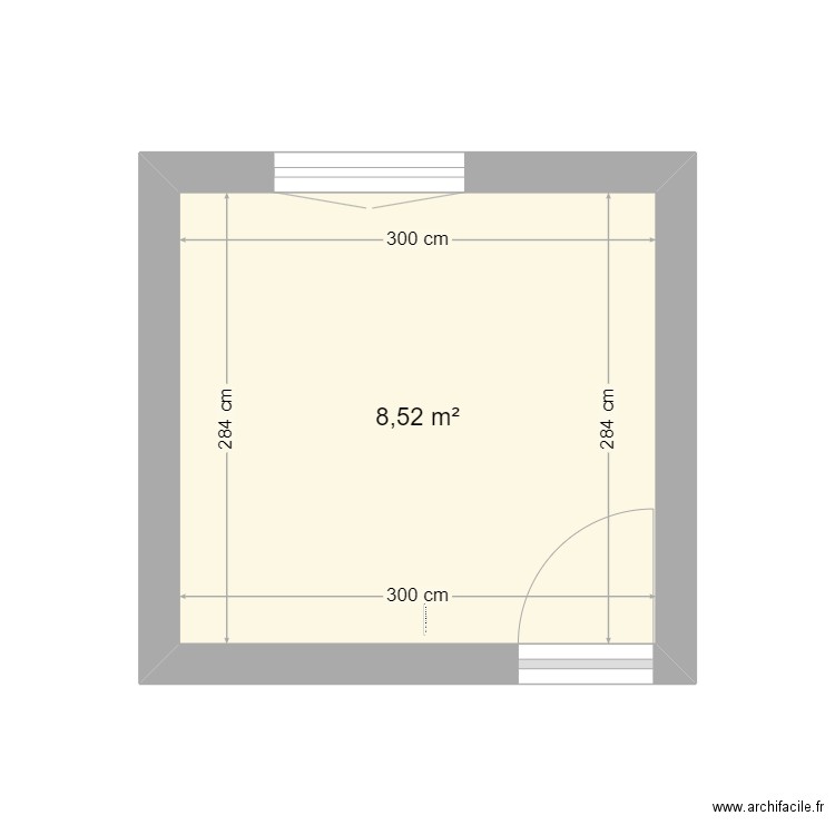 PLAN NU SALLE D'EAU. Plan de 0 pièce et 0 m2