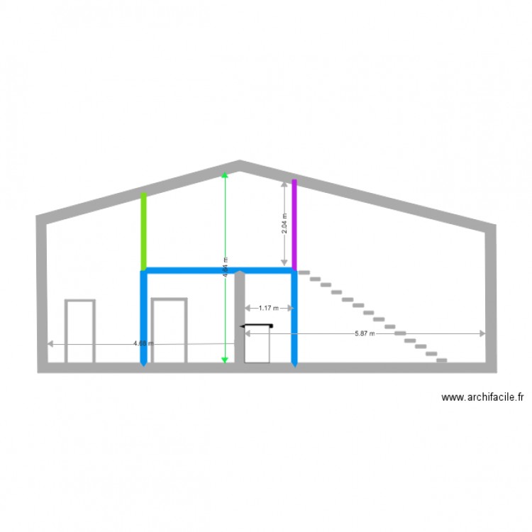 FORCAL 2 APRES TRAVAUX. Plan de 0 pièce et 0 m2