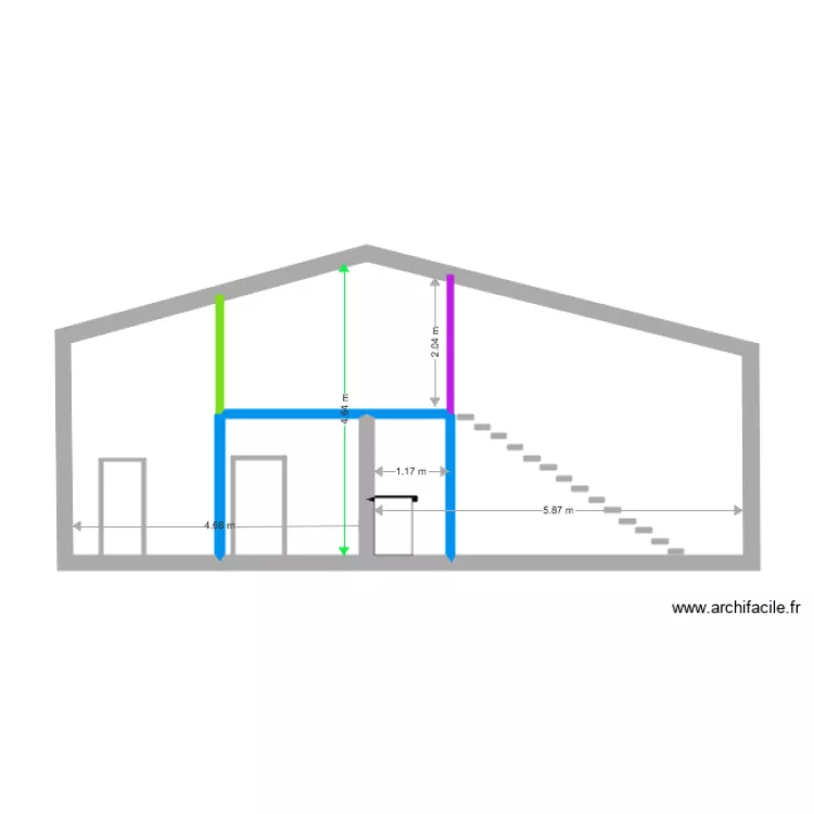 FORCAL 2 APRES TRAVAUX. Plan de FORCAL 2 APRES TRAVAUX. Plan de