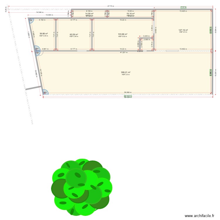 Garage2. Plan de 0 pièce et 0 m2