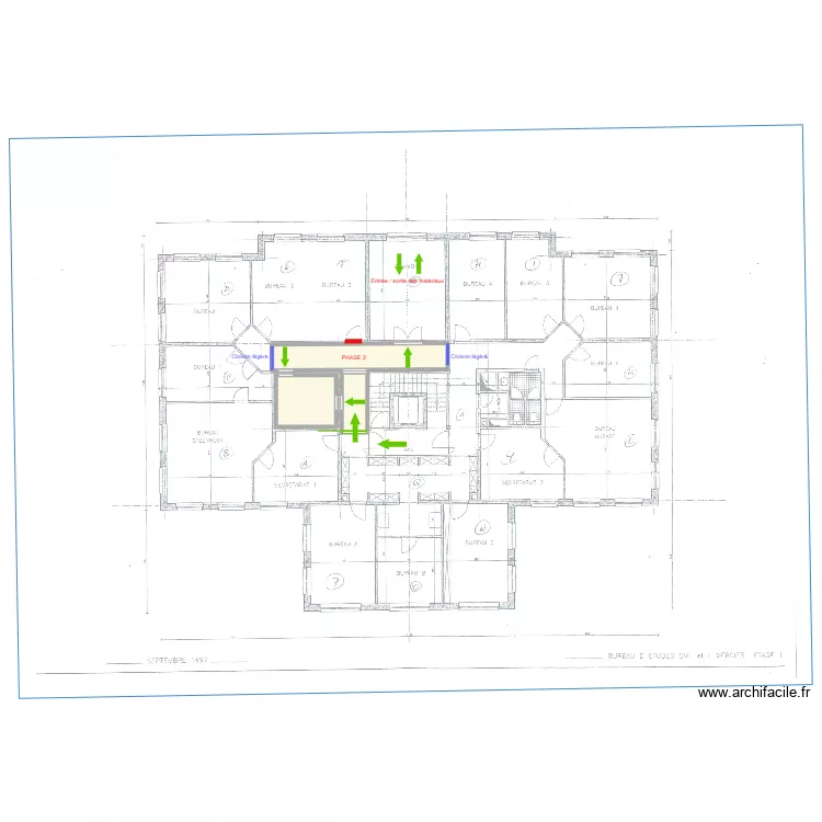 GFI 1ER PHASE 2. Plan de 