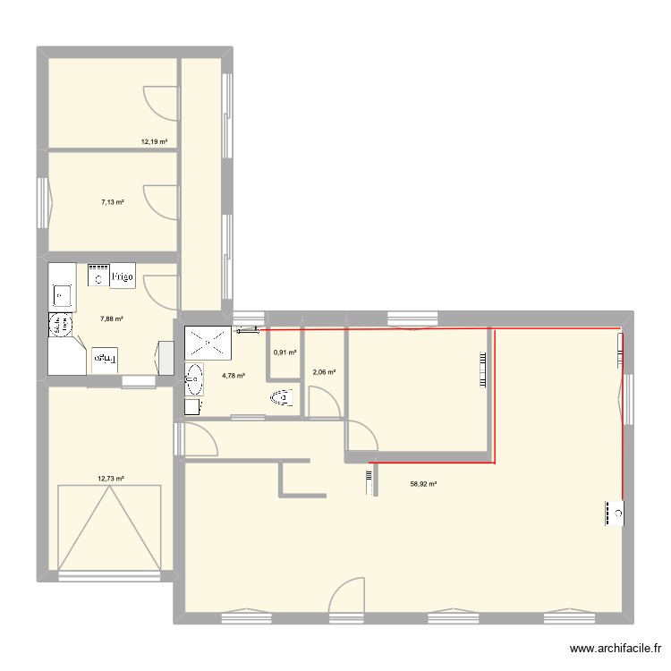 maison 2. Plan de 0 pièce et 0 m2