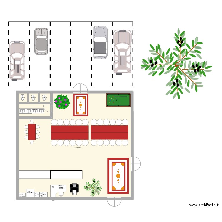 angèle.02. Plan de 5 pièces et 144 m2