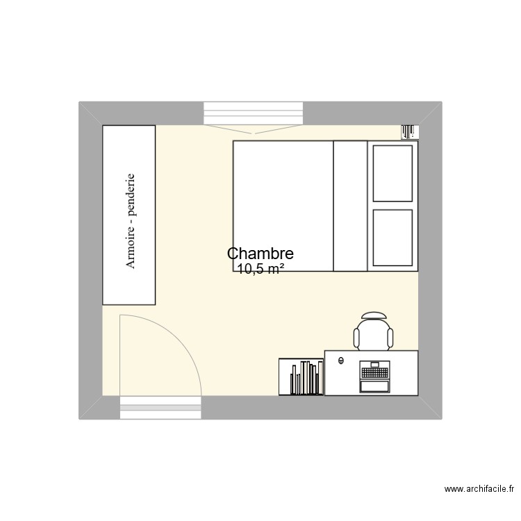 Chambre Lola. Plan de 0 pièce et 0 m2