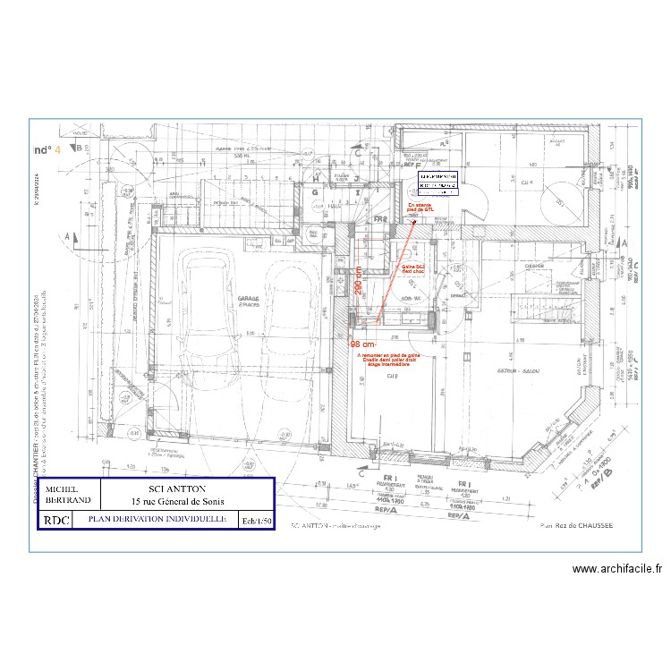 derivation antton rdc. Plan de 0 pièce et 0 m2