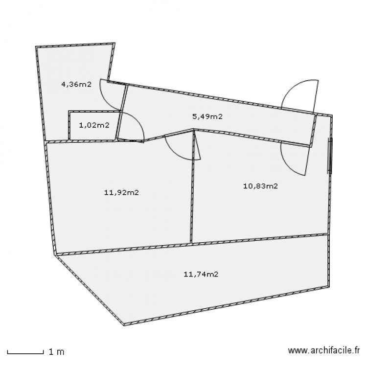 disposition chambres . Plan de 0 pièce et 0 m2