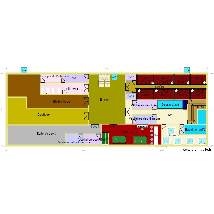 LDS etage 2. Plan de 0 pièce et 0 m2