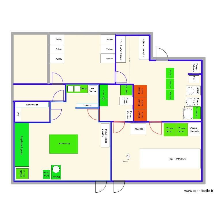 Boulangerie Cavalerie Version fin du rdv du 23 . Plan de 9 pièces et 174 m2