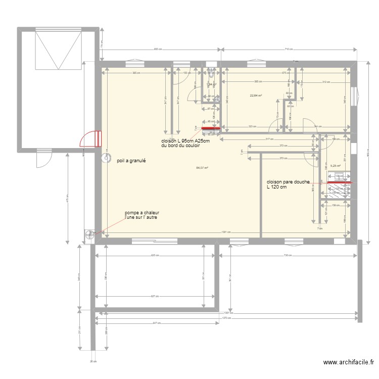 maison malaucene 9. Plan de 4 pièces et 114 m2