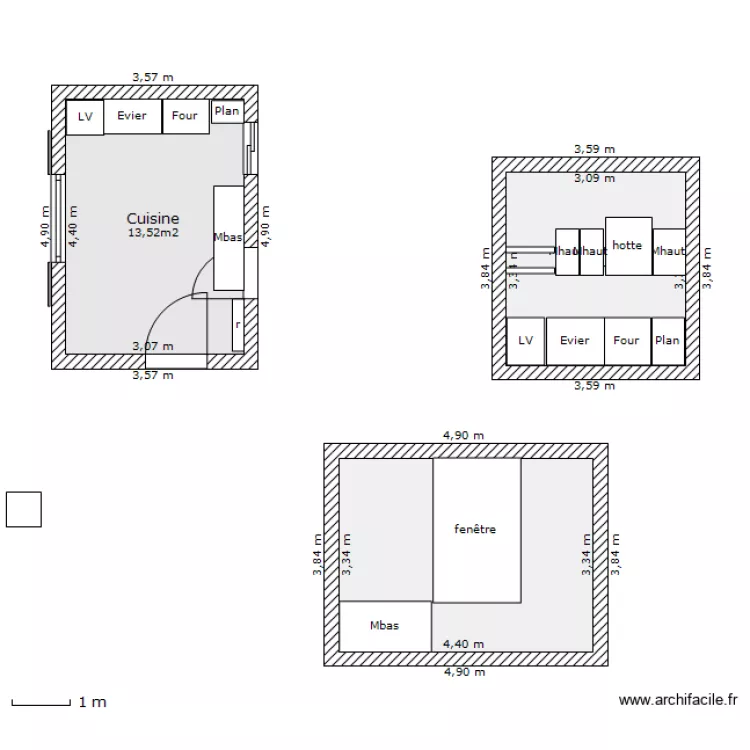 cuisine bawa&iuml;. Plan de 