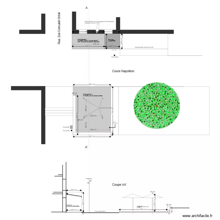 plan occ B A. Plan de 