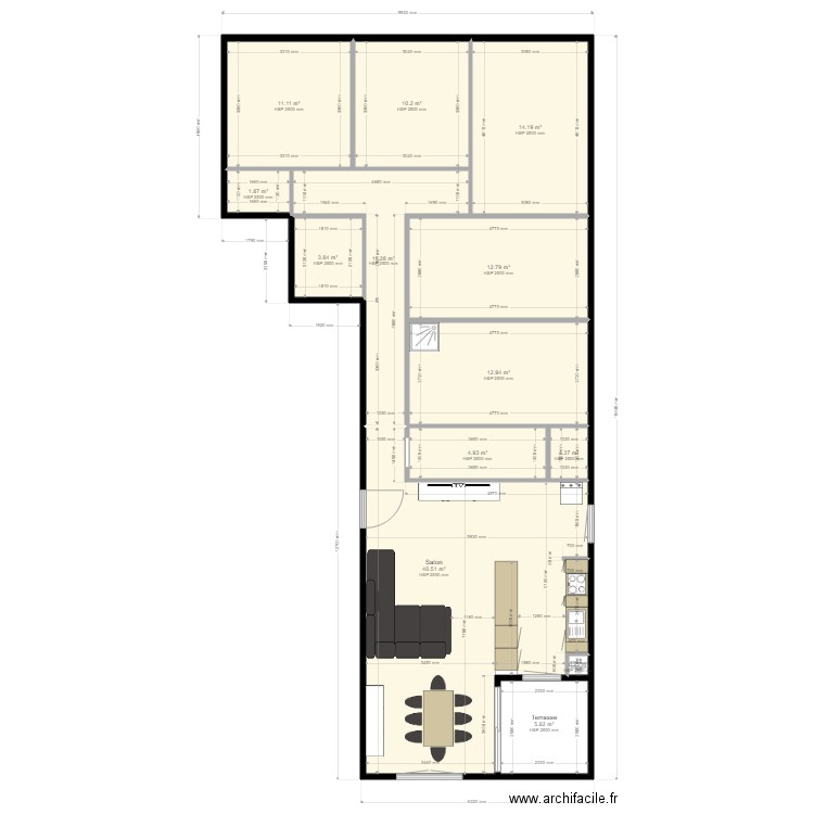 Appartement Ramiers. Plan de 0 pièce et 0 m2