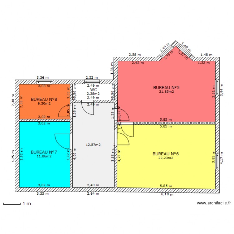 19 2eme étage png. Plan de 0 pièce et 0 m2