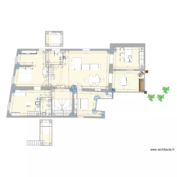 PLACE NATIONALE avec côtes. Plan de PLACE NATIONALE avec côtes. Plan de