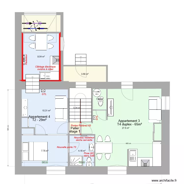 Vitre Etage 1 v11. Plan de Vitre Etage 1 v11. Plan de