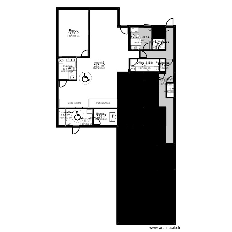 Malakoff 2 projet V2 ArL fr JoD 1. Plan de 26 pièces et 284 m2