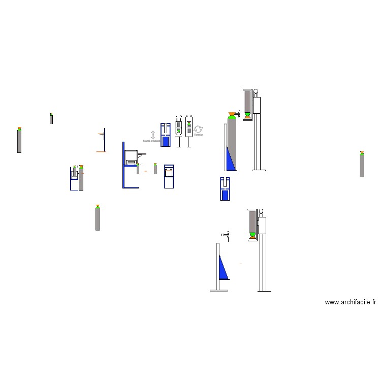 Monte et baisse élévateur 2. Plan de 0 pièce et 0 m2