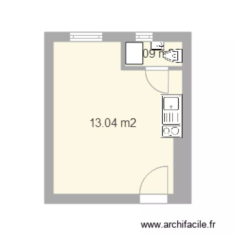 111 chemin vert. Plan de 