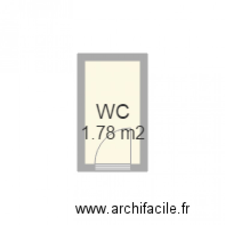 WC pavillon. Plan de 0 pièce et 0 m2