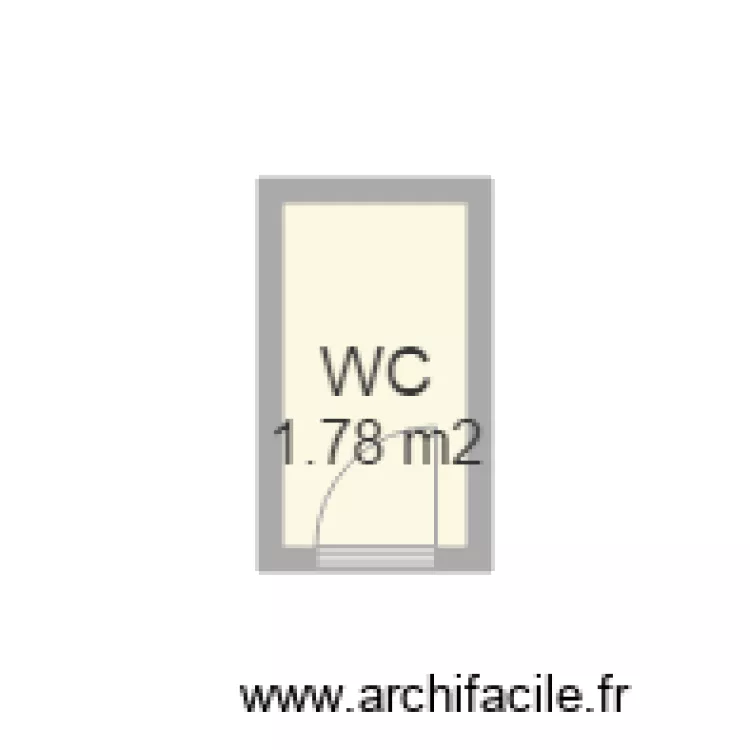 WC pavillon. Plan de WC pavillon. Plan de