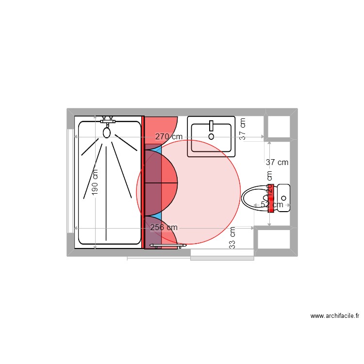 SDB1. Plan de 0 pièce et 0 m2