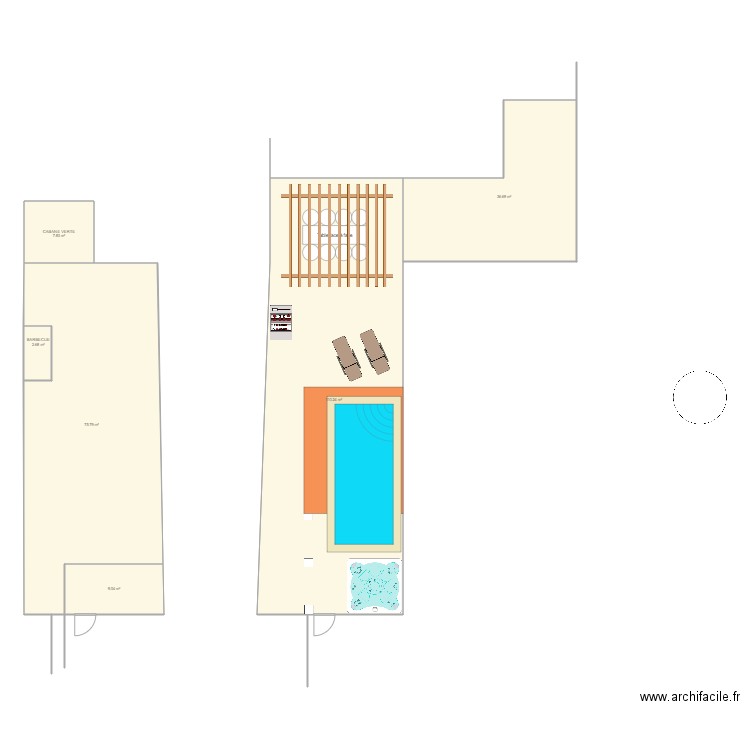 MAISON JARDIN COTE. Plan de 0 pièce et 0 m2