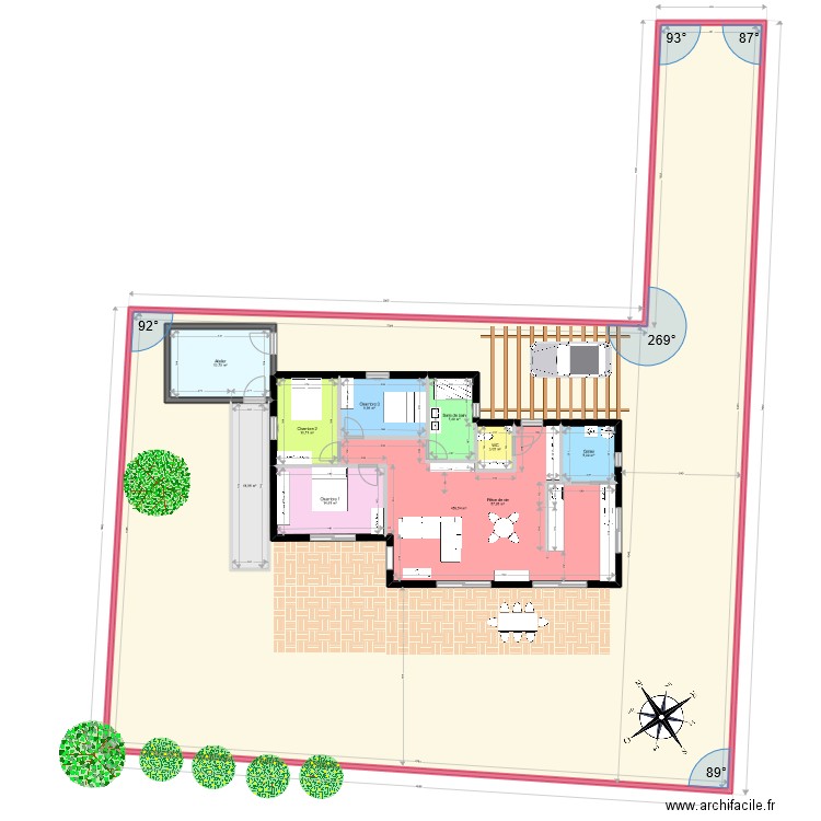 Maison à Crozon V7. Plan de 10 pièces et 753 m2