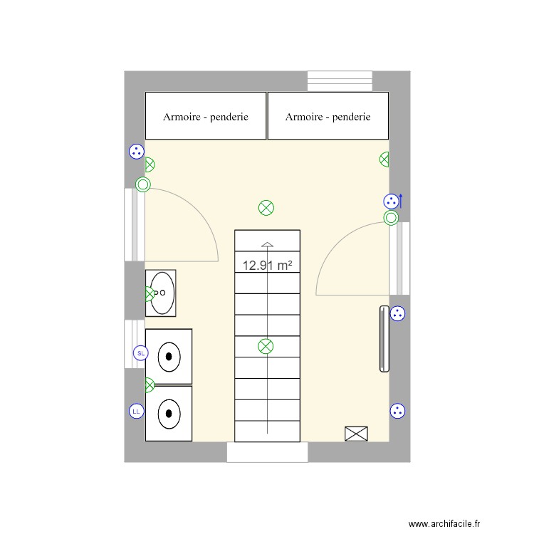 laverie details. Plan de 0 pièce et 0 m2